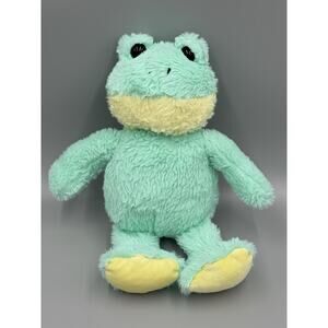 KellyToy Franky Frog Plush Bee Happy Green Pastel 12” Stuffed Animal Toy